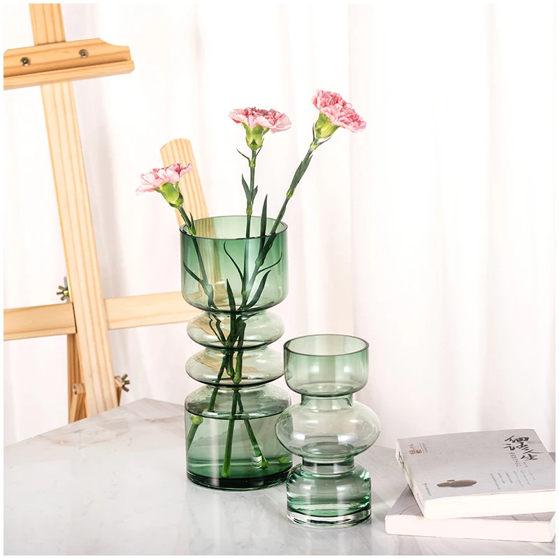 

Vases Home Decor Nordic Terrarium Green Modern Living Room Accessories Flower Pots